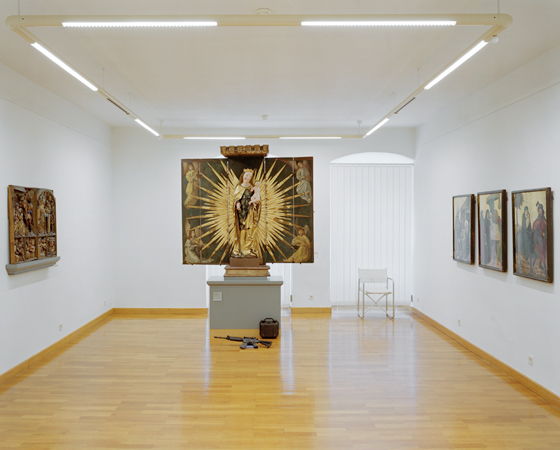 "LEVEL IV: THE CASTLE, ART CHAMBERS, FIRST FLOOR, EAST WING I", 2005, <br />Inkjet-print, 100 x 120 cm