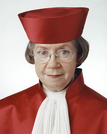 "Prof. Dr. Jutta Limbach", 1999, C-print, 90 x 80 cm 
