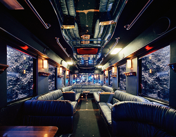 "limousine interior, #2", 2008,<br> Inkjet-print, 106 x 135 cm