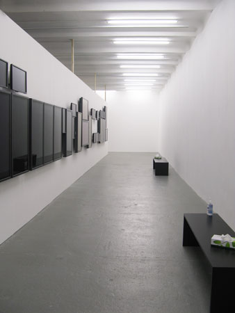 Installation view at Neue Gesellschaft für bildende Kunst, Berlin, 2011