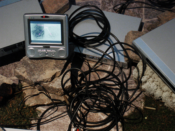 Installation detail, Edith-Russ Site for Media Arts, 2006